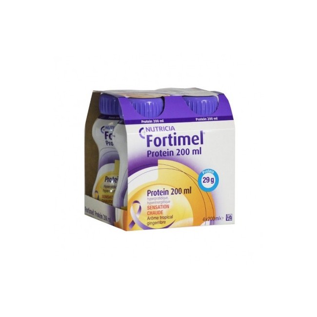 Fortimel compact protein hot tropical ginger 4 x 125 ml Fortimel compact protein hot tropical ginger 4 x 125 ml