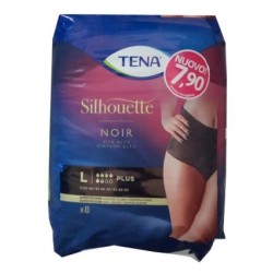 Tena Silhouette noir assorbenti neri taglia L plus 8 pezzi