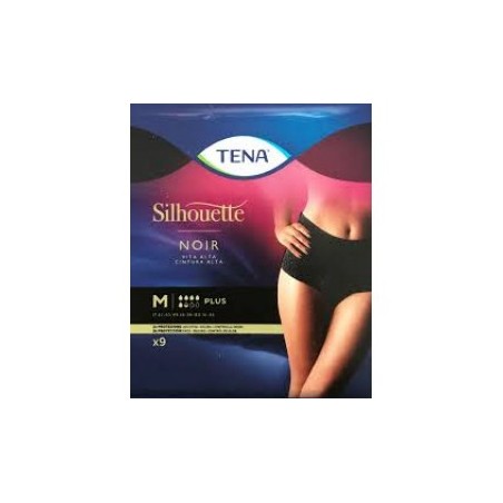 Tena Silhouette Noir mutandine assorbenti M Vita Alta 9 Pezzi Tena Silhouette Noir mutandine assorbenti M Vita Alta 9 Pezzi
