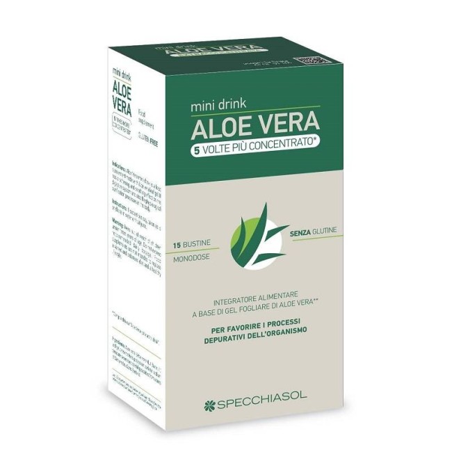 Aloe vera mini drink 5 volte più concentrato 15 stick Aloe vera mini drink 5 volte più concentrato 15 stick