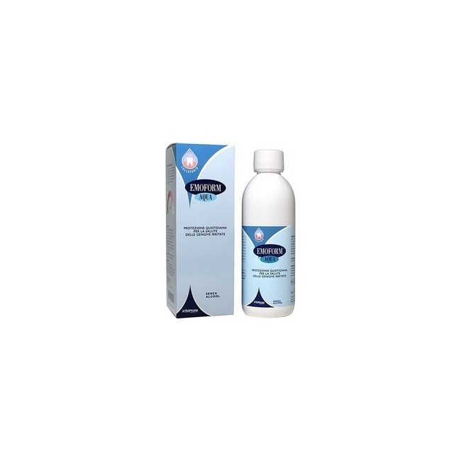 Emoform aqua collutorio delicato per gengive arrossate 300ml Emoform aqua collutorio delicato per gengive arrossate 300ml