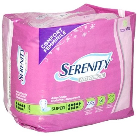 Serenity advance maxi plus assorbente anatomico 10 pezzi Serenity advance maxi plus assorbente anatomico 10 pezzi