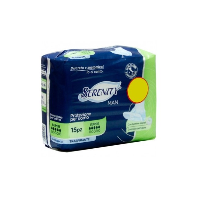 Serenity light man super pannolino uomo 15 pezzi