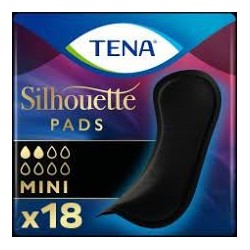 Tena silhouette noir assorbenti mini 18 pezzi