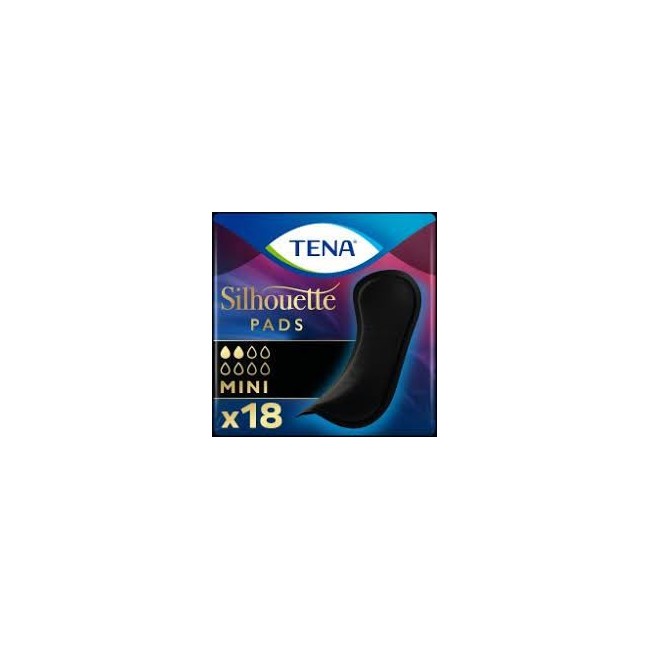 Tena silhouette noir assorbenti mini 18 pezzi