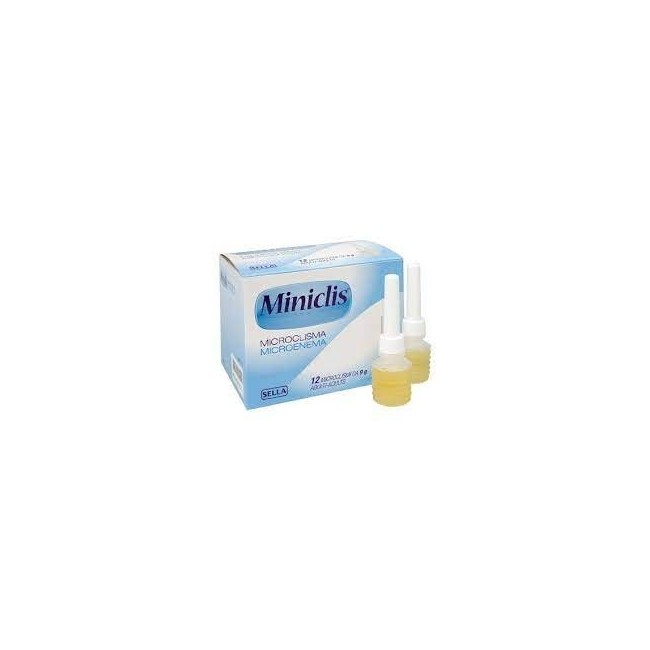 Sella Miniclis Adulti 12 microclismi lassativi da 9 g Sella Miniclis Adulti 12 microclismi lassativi da 9 g