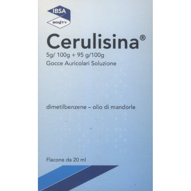 Cerulisina* Gocce Otologiche 20ml 5% Cerulisina* Gocce Otologiche 20ml 5%