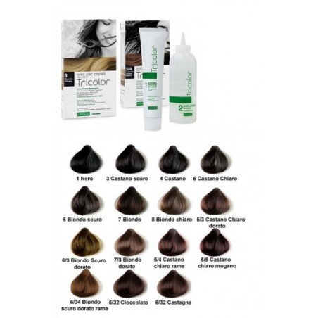 Specchiasol Tricolor 5,3 castano chiaro dorato crema colorante Specchiasol Tricolor 5,3 castano chiaro dorato crema colorante