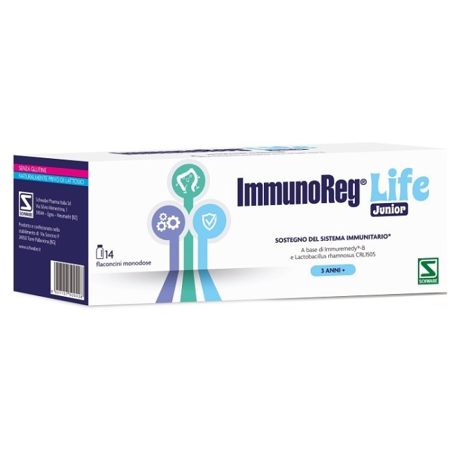 Schwabe Pharma Italia Immunoreg Life Junior 14 Flaconcini Schwabe Pharma Italia Immunoreg Life Junior 14 Flaconcini