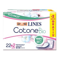 Fater Lines Cotone Bio Salvaslip Ripiegati 24 Pezzi