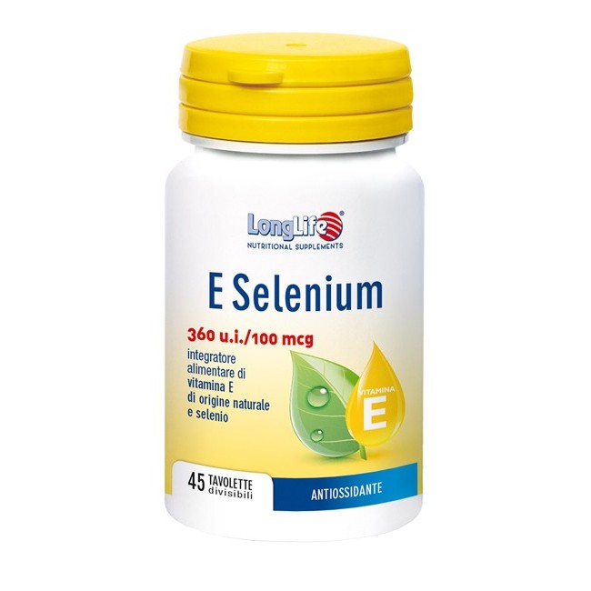 Longlife E Selenium integratore con selenio 45 Tavolette