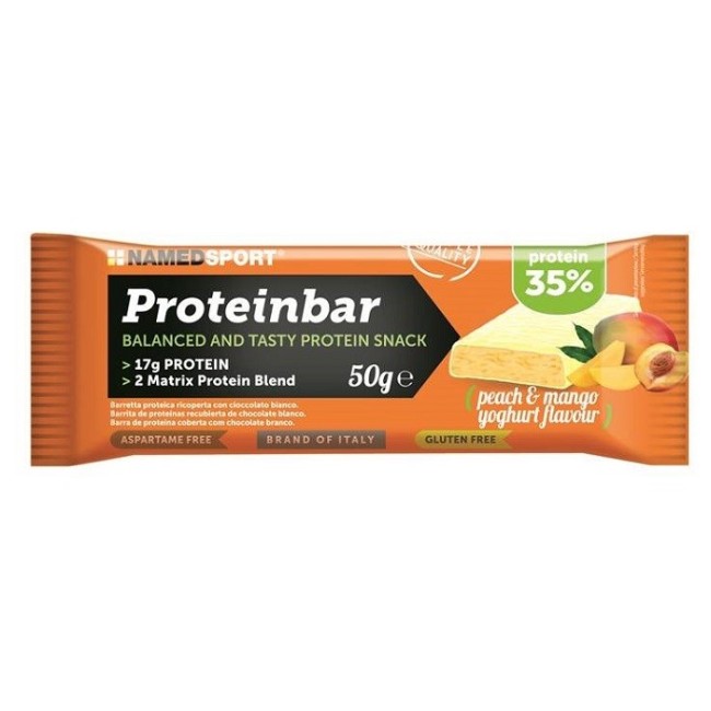 Namedsport Proteinbar Peach & Mango Yoghurt barretta proteica 50 G