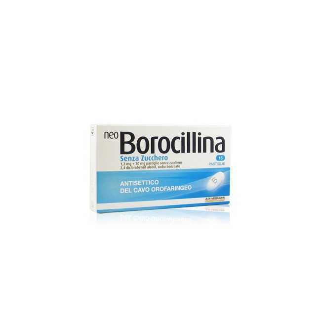 Neoborocillina* 16 Pastiglie Senza Zucchero