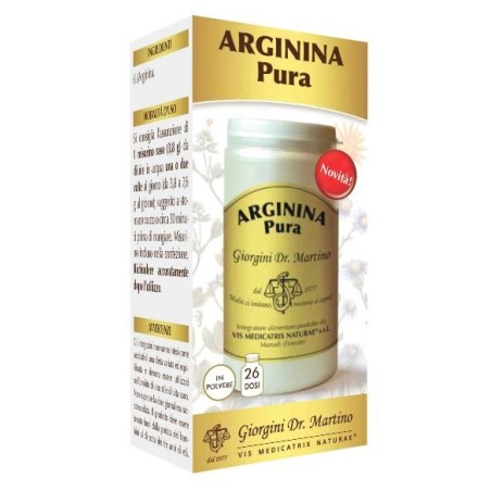 Dr Giorgini Ser-vis Arginina Pura Polvere Solubile 100 G Dr Giorgini Ser-vis Arginina Pura Polvere Solubile 100 G