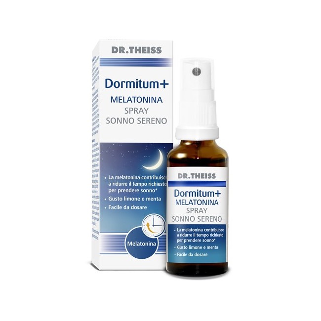 Dr Theiss Dormitum + Melatonina Spray Sonno Sereno 30 Ml