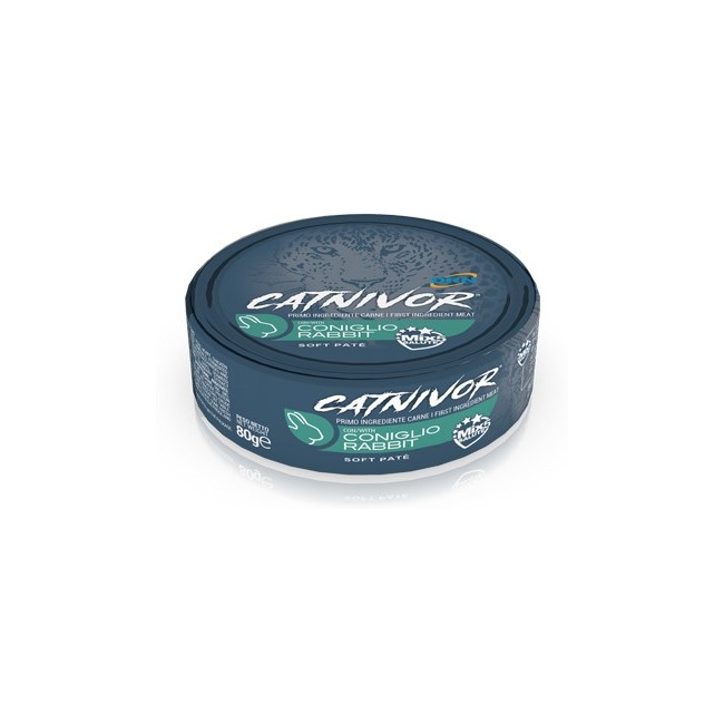 Nextmune Italy Catnivor Coniglio alimento per gatti adulti 80 G