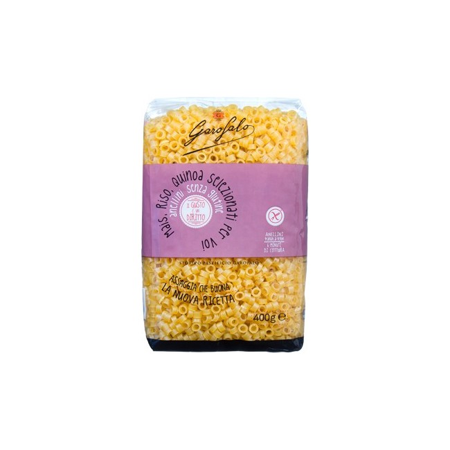 Pastificio Garofalo Pasta Anellini Senza Glutine 400 G Pastificio Garofalo Pasta Anellini Senza Glutine 400 G