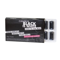 Curaprox Black Is White To Go Chewing Gum Sleeve 12 Pezzi