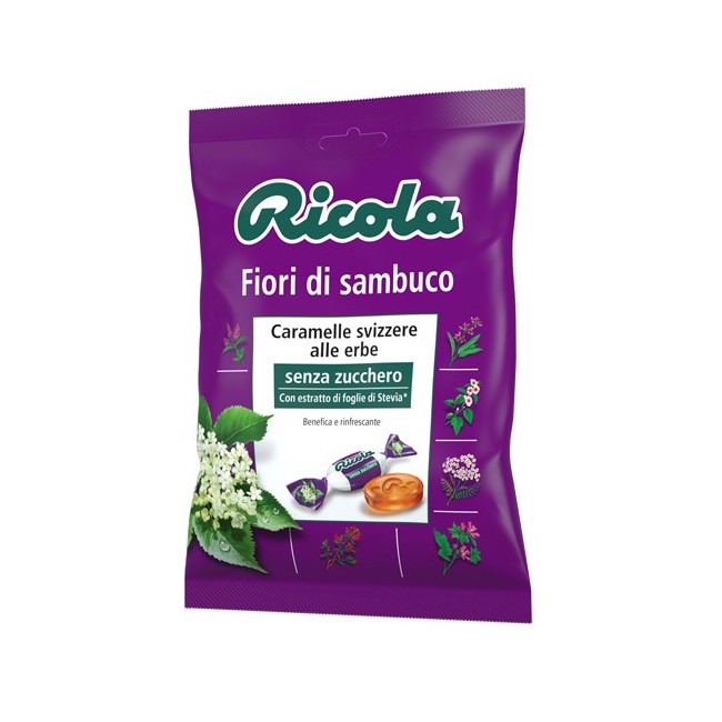 Ricola Ag Ricola Fiori Di Sambuco Senza Zucchero 70 G