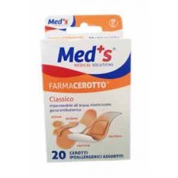 Meds Cerotto Strips Poliuretano Classico Assortiti 20 Pezzi