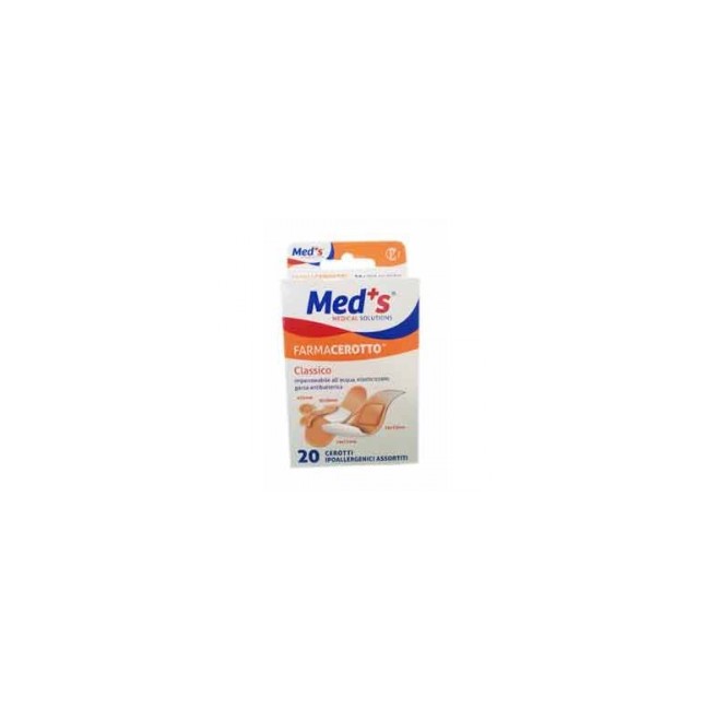 Meds Cerotto Strips Poliuretano Classico Assortiti 20 Pezzi