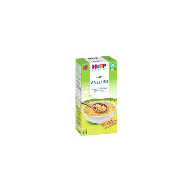 Hipp Italia Hipp Bio Pastina Anellini per lo svezzamento 320 G Hipp Italia Hipp Bio Pastina Anellini per lo svezzamento 320 G