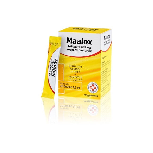 Maalox* 20 Buste Sospensione Orale 460+400mg