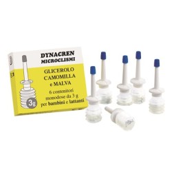 Dynacren Microclismi camomilla e malva per bambini e lattanti
