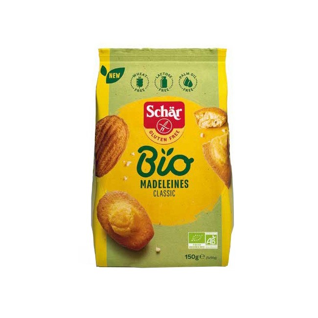 Dr Schar Bio Madeleines Classic alimento senza glutine 150 G Dr Schar Bio Madeleines Classic alimento senza glutine 150 G