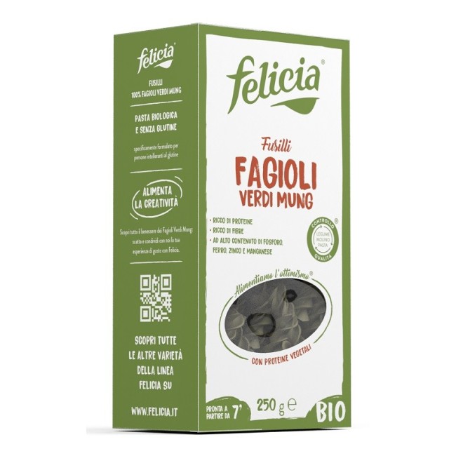 Andriani Felicia Bio Fusilli Fagioli Verdi Mung 250 G Andriani Felicia Bio Fusilli Fagioli Verdi Mung 250 G