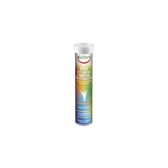 Equilibra Piu' Vitamine E Minerali Lime 20 Compresse Effervescenti