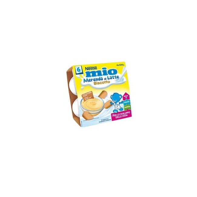 Nestle' Mio Merenda Biscotto dai 6 mesi in poi 4 X 100 G