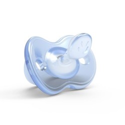 Nuvita Ortohosoft Succhietto Con Tettarella Ortodontica Blu