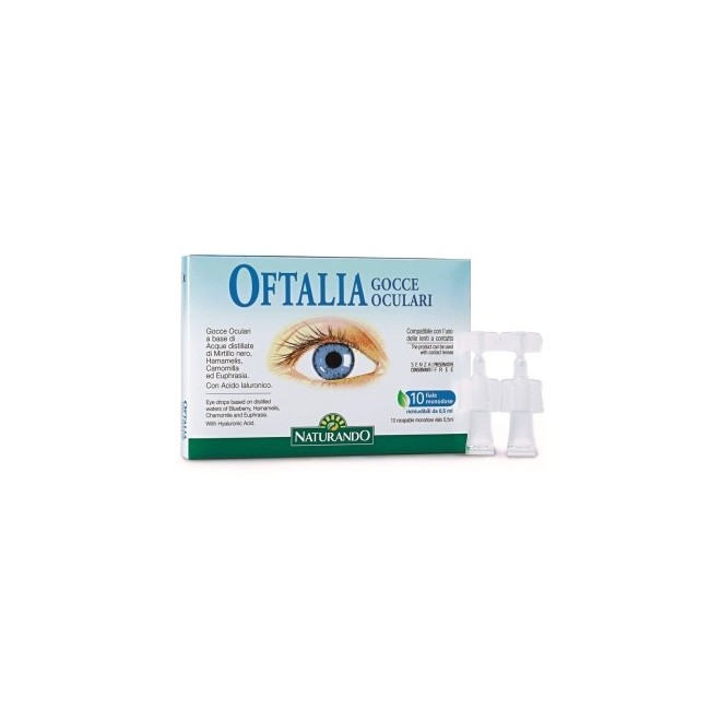 Naturando Oftalia Gocce Oculari Monodose 2 Strip Da 5 Fiale Da 0,5 Ml Naturando Oftalia Gocce Oculari Monodose 2 Strip Da 5 Fiale Da 0,5 Ml