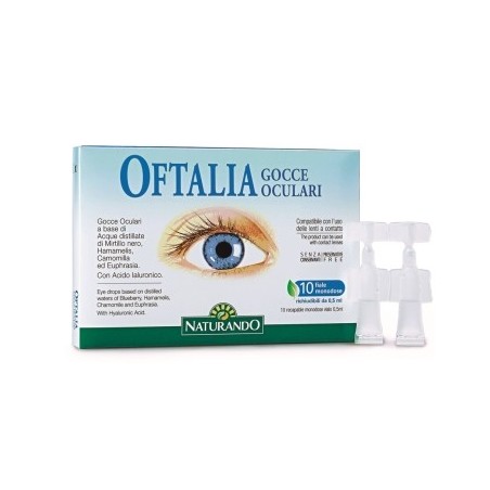 Naturando Oftalia Gocce Oculari Monodose 2 Strip Da 5 Fiale Da 0,5 Ml Naturando Oftalia Gocce Oculari Monodose 2 Strip Da 5 Fiale Da 0,5 Ml