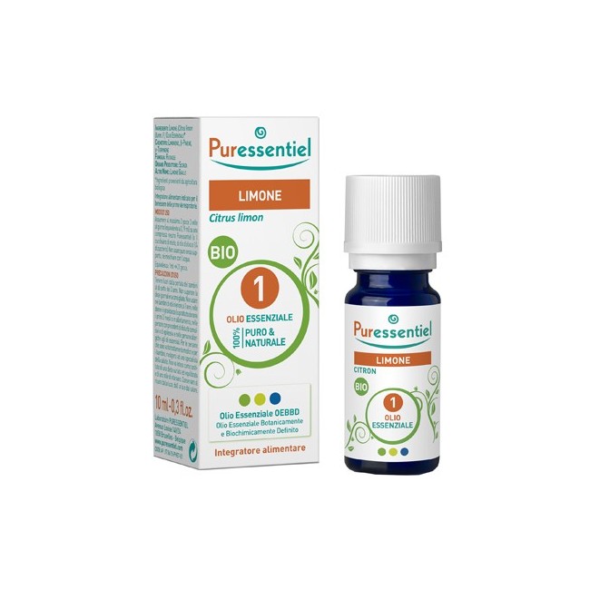 Puressentiel Limone Olio Essenziale Bio gocce 10 Ml Puressentiel Limone Olio Essenziale Bio gocce 10 Ml