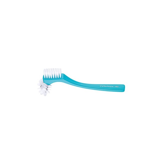 Curaprox Spazzolino Per Dentiere 1 Pezzo Colore Azzurro