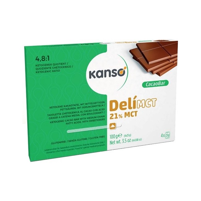 Dr Schar Kanso Delimct Cacao Barretta chetogenica 21% 100 G Dr Schar Kanso Delimct Cacao Barretta chetogenica 21% 100 G