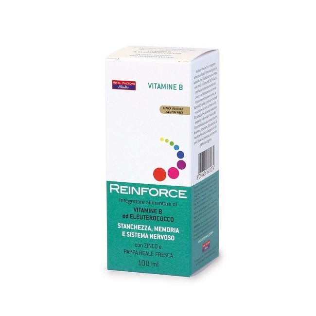 Vital Factors Italia Reinforce Vitamine B 100 Ml Vital Factors Italia Reinforce Vitamine B 100 Ml