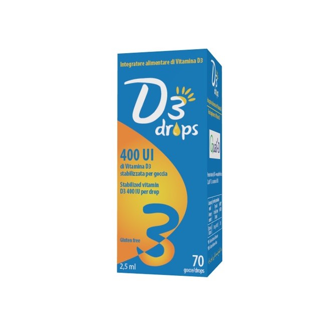 U. G. A. Nutraceuticals D3 Drops 400 Ui Integratore 2,5 Ml U. G. A. Nutraceuticals D3 Drops 400 Ui Integratore 2,5 Ml