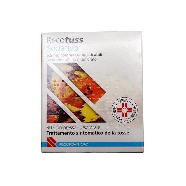 Recotuss Sedativo* 30 Compresse Masticabili 6,5mg