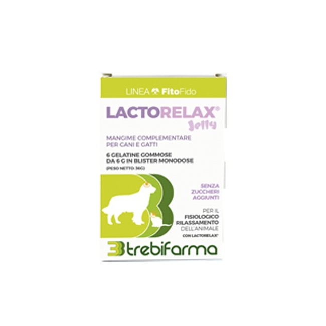 Trebifarma Lactorelax Jelly mangime per cani e gatti 6 Jelly