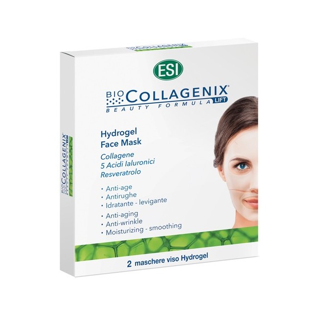 Esi Biocollagenix Hydrogel Face Mask maschera viso 2 Pezzi