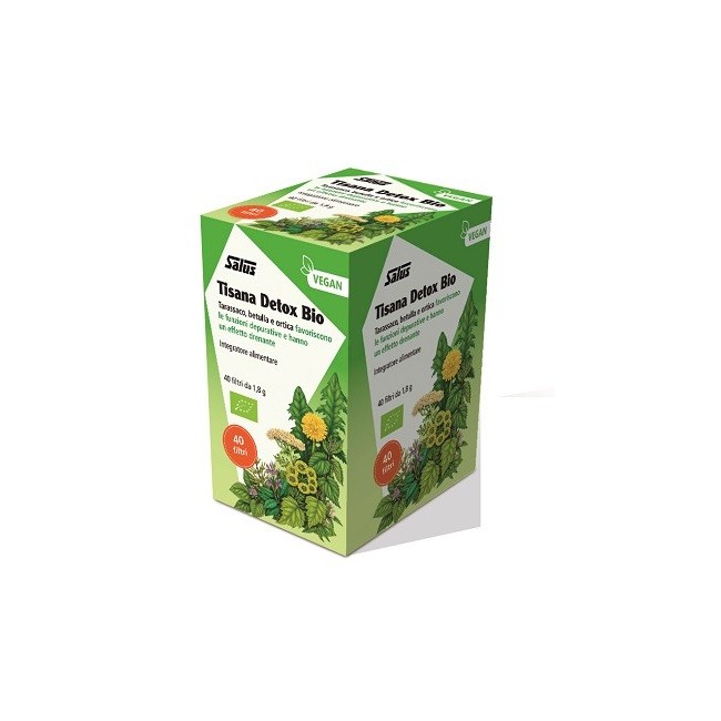 Salus Haus Detox Bio Tisana integratore 40 Filtri 72 G