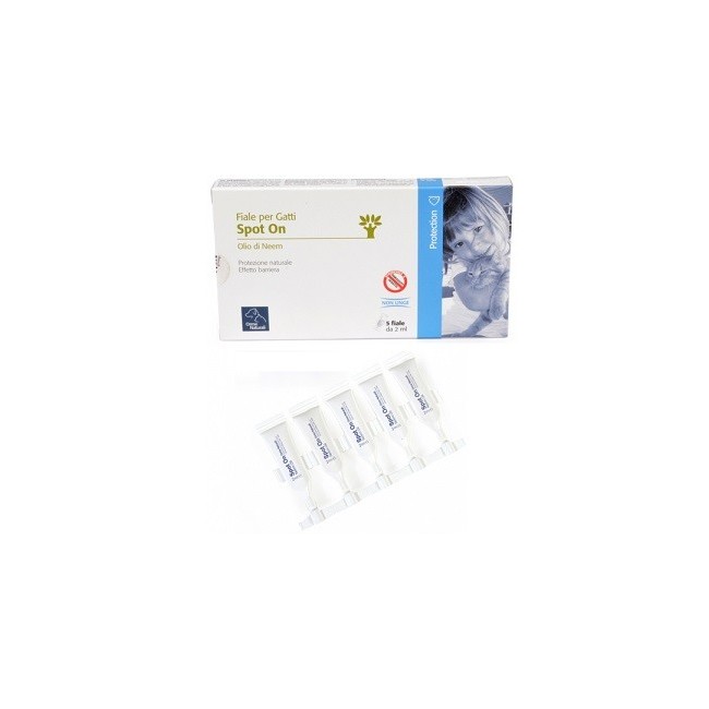 Camon Protection Gatto fiale all'olio di Neem antiparassitario