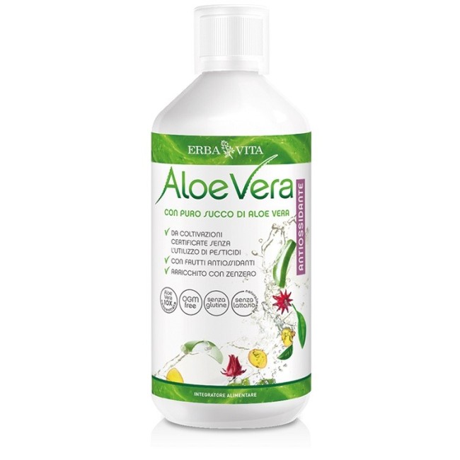 Erba Vita Aloe Succo Antiossidante 500 Ml Erba Vita Aloe Succo Antiossidante 500 Ml