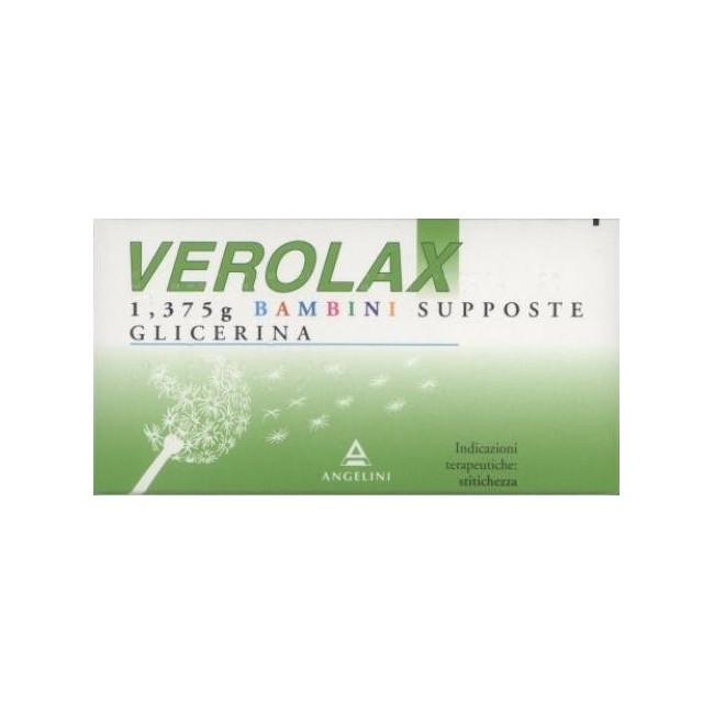 Verolax* Bambini 18 Supposte 1,375g Verolax* Bambini 18 Supposte 1,375g