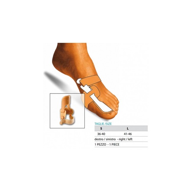 Safte Orione Ok Ped 229 Correttore Notturno Alluce Valgo Destro Bianco S 35-40 Safte Orione Ok Ped 229 Correttore Notturno Alluce Valgo Destro Bianco S 35-40