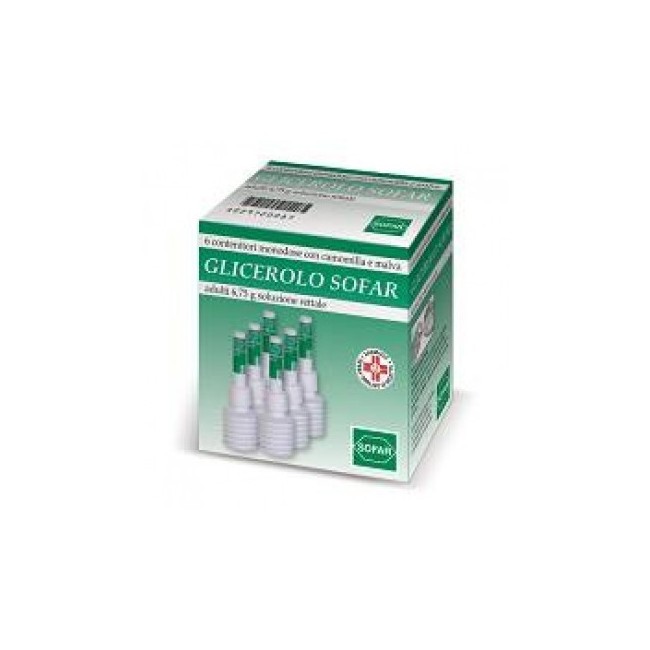 Glicerolo Sofar Adulti 6 Contenitori Monodose 6,75 G