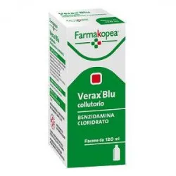 Farmakopea Verax Blu Colluttorio per le gengiviti 120ml 0,15%